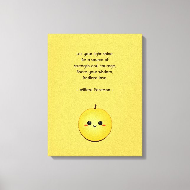 Impressão Em Tela Ouro Brilho Kiwi (Frente)