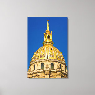 Impressão Em Tela Ouro Chapel Dome, Paris, França