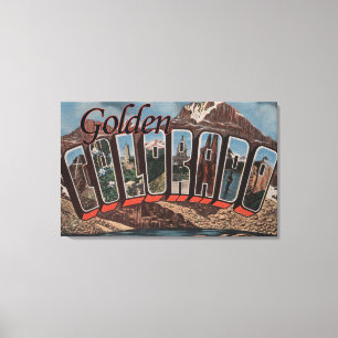 Impressão Em Tela Ouro, Colorado - grandes cenas da letra