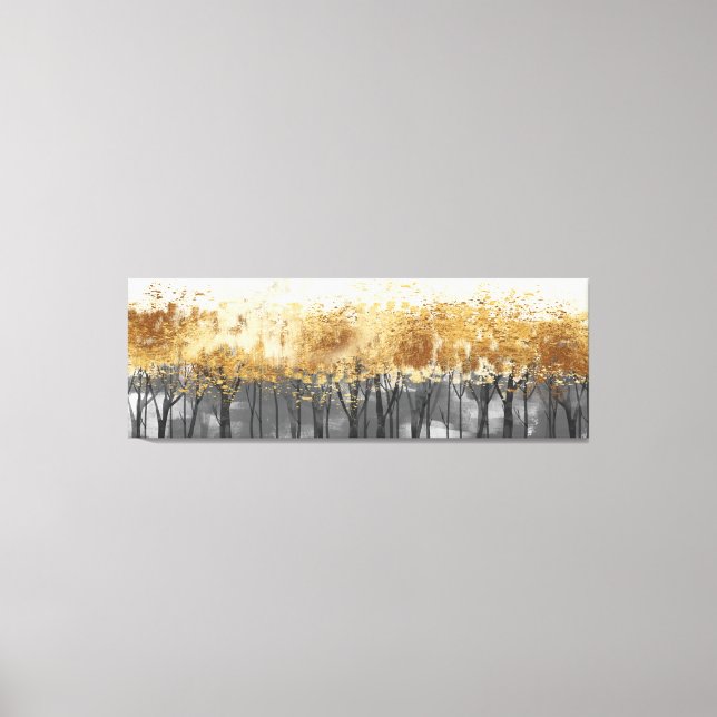 Impressão Em Tela Ouro Foliage (Frente)