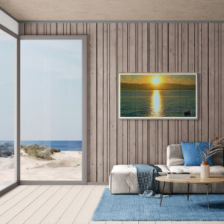 Impressão Em Tela Ouro Hour Sail