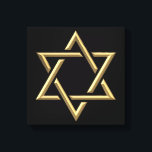 Impressão Em Tela Ouro Star de David<br><div class="desc">Ouro Star de David Sinta-se livre para adicionar suas próprias palavras e/ou fotos a este item através das ferramentas de personalização de excelentes do Zazzle. Esse design também está disponível em dezenas de outros produtos. Obrigados para passar! Deus abençoe!</div>