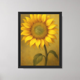 Impressão Em Tela Ouro Sunflower Wall Art