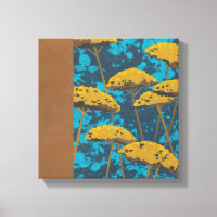Ouro Yseta Garden com fundo azul