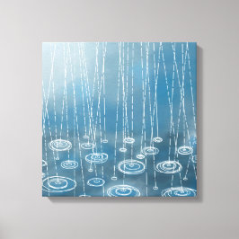 Impressão Em Tela Outra Pintura de Dia Chuvoso