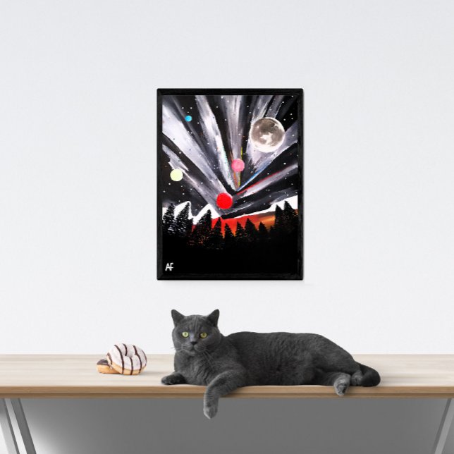 Impressão Em Tela Outra Pintura Mundial de Alfred Fox (Not Actual Size)