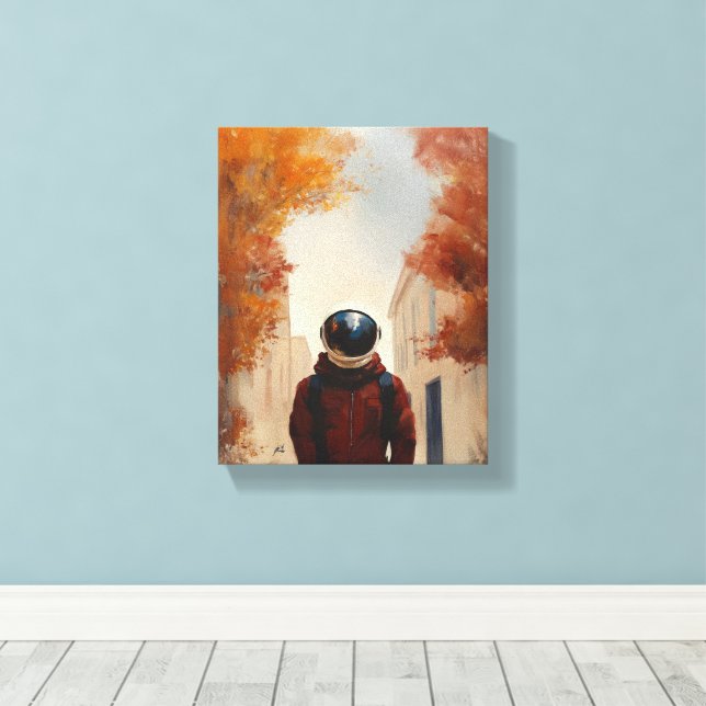 Impressão Em Tela Outro Planeta (Insitu(piso de madeira))