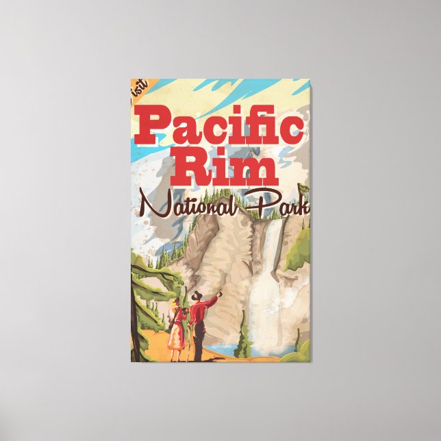 Impressão Em Tela Pacific Rim Canada National Park Poster de férias (Frente)