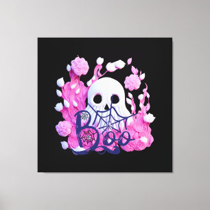 Impressão Em Tela pacote fofo de fantasmas de Halloween boo fofo fan