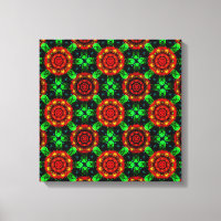 Padrão Abstrato Floral Moderno Boho Elegante #504