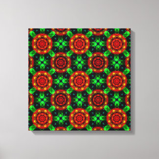 Impressão Em Tela Padrão Abstrato Floral Moderno Boho Elegante #504