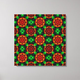 Impressão Em Tela Padrão Abstrato Floral Moderno Boho Elegante #504