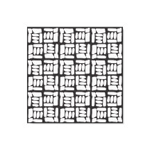 Padrão Abstrato Preto e Branco Elegante