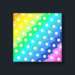 Impressão Em Tela Padrão Brilhante Geométrico Hexágono Flor<br><div class="desc">Padrão Brilhante Geométrico Hexágono Flor</div>