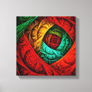 Impressão Em Tela Padrão Colorido de Arte Moderna Abstrato artística