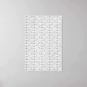 Impressão Em Tela Padrão de aeronave de papel