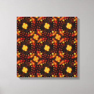 Impressão Em Tela Padrão de Arte Abstrata Boho Elegante Moderno Dour