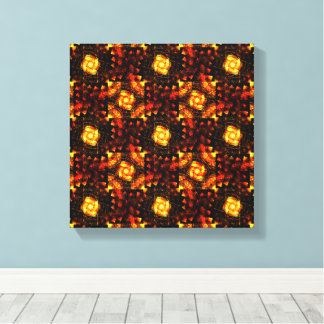 Impressão Em Tela Padrão de Arte Abstrata Boho Elegante Moderno Dour