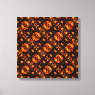 Impressão Em Tela Padrão de Arte Abstrata Boho Moderno Elegante Dour