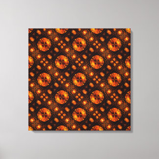 Impressão Em Tela Padrão de Arte Abstrata Boho Moderno Elegante Dour