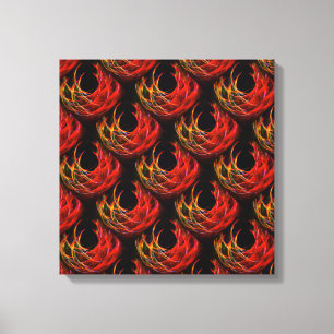 Impressão Em Tela Padrão de Arte Abstrata Elegante Boho Moderno Fofo