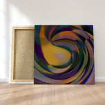 Impressão Em Tela Padrão de Arte de Ondas Radiais Retro-Futurísticas<br><div class="desc">Esta maravilhosa peça de arte é uma forma excelente de adicionar um toque único a qualquer espaço vivo. Apresentando um esquema de cores brilhante e ousado de blues, púrpuras, verdes, laranjas e amarelos, este maravilhoso design é certamente um começo de conversa. Seu padrão colorido é feito de linhas onduladas que...</div>