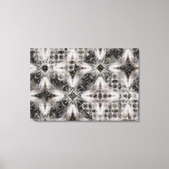 Impressão Em Tela Padrão de Cadeias de Diamante (Frente)