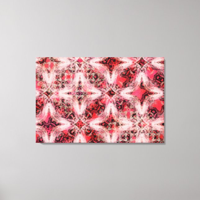 Impressão Em Tela Padrão de Cadeias de Diamante (Frente)