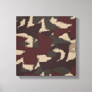 Impressão Em Tela Padrão de Camuflagem Militar abstrato
