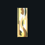 Impressão Em Tela Padrão de Curva de outono de Marrom do Deco de Art<br><div class="desc">Design de ilustração de Deco de Arte Retroativa com tons quentes de padrões geométricos castanhos e beges curvos. Parte de uma coleção de composições decorativas de V. Boberman, produzida na técnica de estêncil de pochoir dos "Vinte Estradas". Esses designs exibem algumas das imagens mais inspiradas e inovadoras da design moderna....</div>