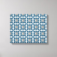 Padrão de Deco de Arte Azul