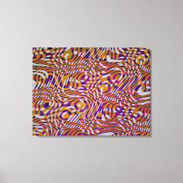 Impressão Em Tela Padrão de Design de Estilos de Cobra Colorida