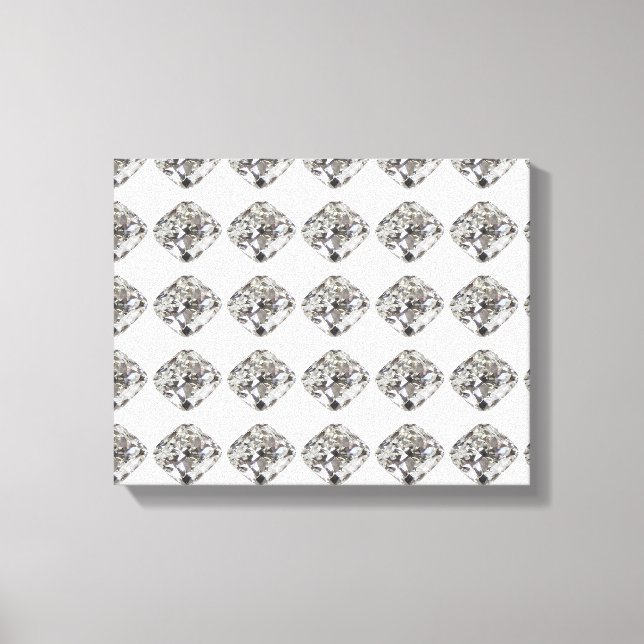 Impressão Em Tela Padrão de diamante (Frente)