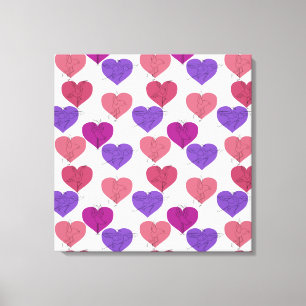 Impressão Em Tela Padrão de poses de ioga   Ioga sem costura 1