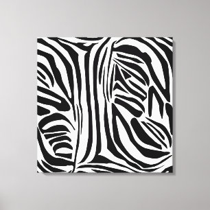 Impressão Em Tela Padrão de zebra