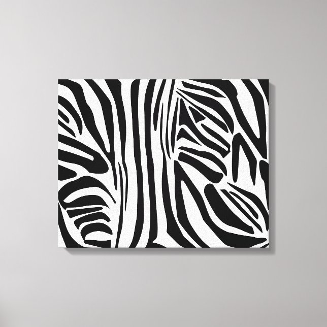 Impressão Em Tela Padrão de zebra (Frente)