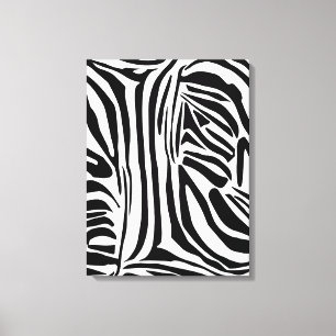 Impressão Em Tela Padrão de zebra