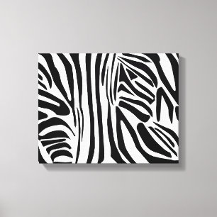 Impressão Em Tela Padrão de zebra