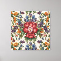 Padrão Floral Amarelo de Verão