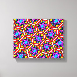 Impressão Em Tela Padrão Floral Elegante Abstrato