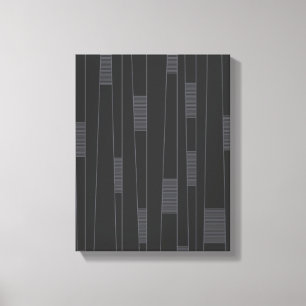 Impressão Em Tela Padrão gráfico de linha simples, mínimo e moderno