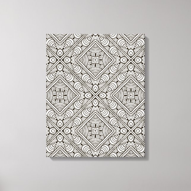 Impressão Em Tela Padrão inspirado 6 (Frente)