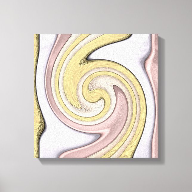 Impressão Em Tela Padrão metálico com brilho, arte (Frente)