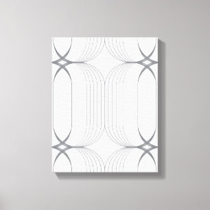 Impressão Em Tela Padrão moderno, simples e elegante de ilustração d