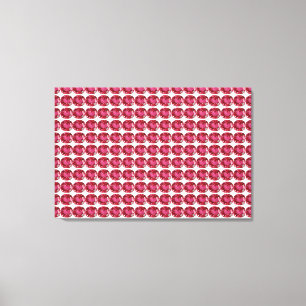 Impressão Em Tela Padrão Rosa