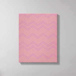 Impressão Em Tela Padrão rosa, simples, moderno, legal, tradicional