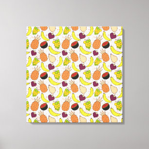 Impressão Em Tela padrão uniforme de fruta Padrão da superfície da