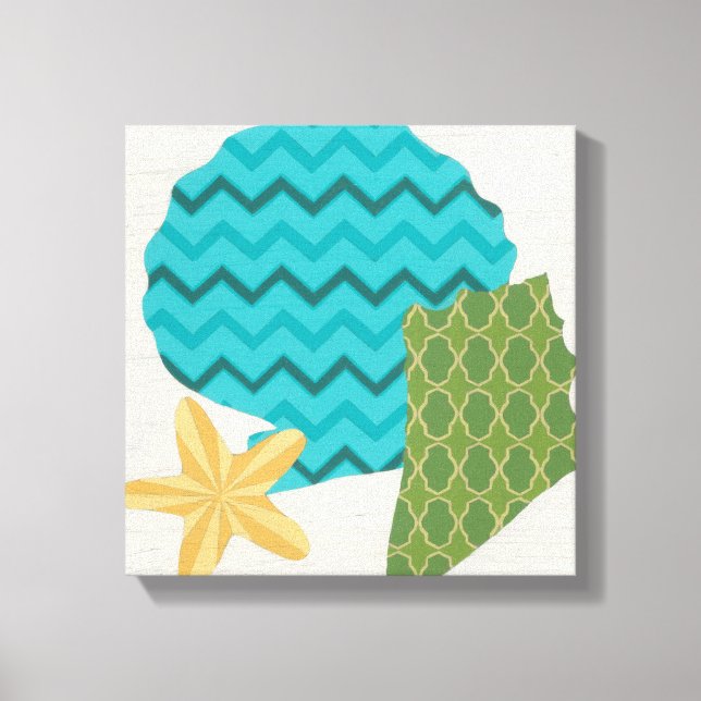 Impressão Em Tela Padrões de Shell II (Frente)