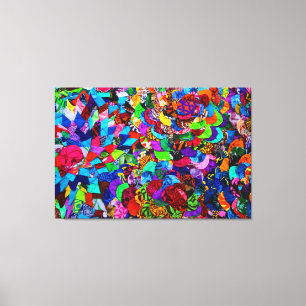 Impressão Em Tela PADRÕES POLINESIANOS 32x48