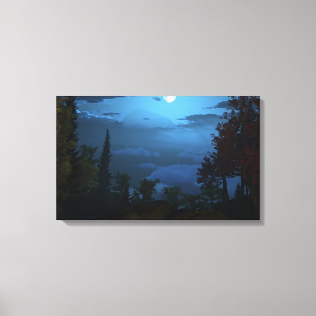 Impressão Em Tela Pageantry (Noite) (Frente)